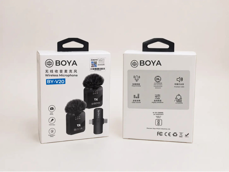 BOYA BY-V20 Dual Wireless Microphone