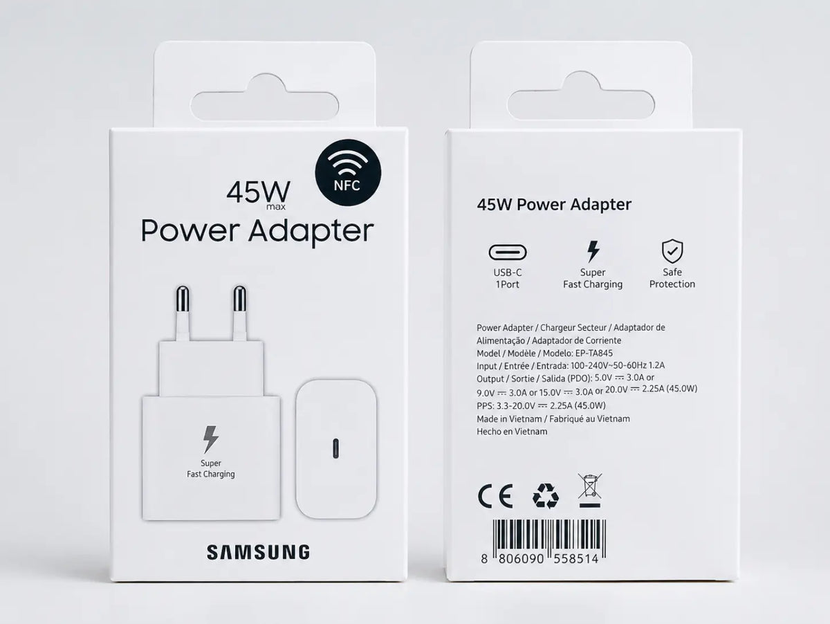Samsung 45W 2 Pin Power Adapter NFC